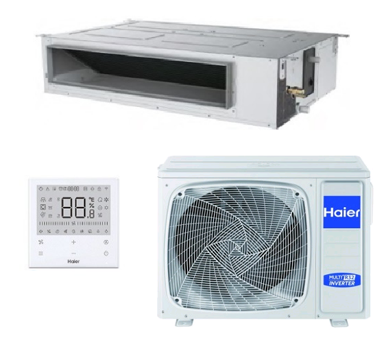 Сплит-система канальная Haier R32 ECO AD105S2LM1FA / 1U105S1LS1FB