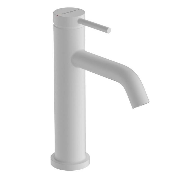 Смеситель для раковины Hansgrohe Tecturis S 80 Fine белый матовый 73310700