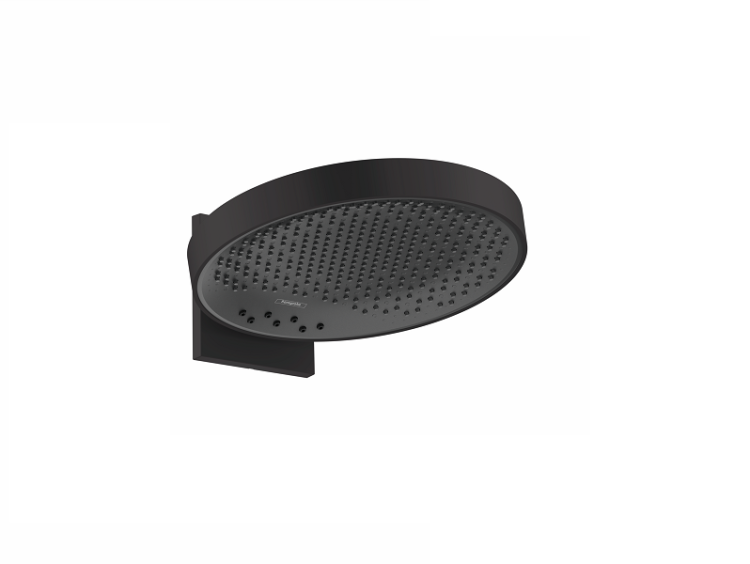 Верхний душ Hansgrohe Rainfinity 360 3jet с настенным подводом 360 мм черный матовый 26234670