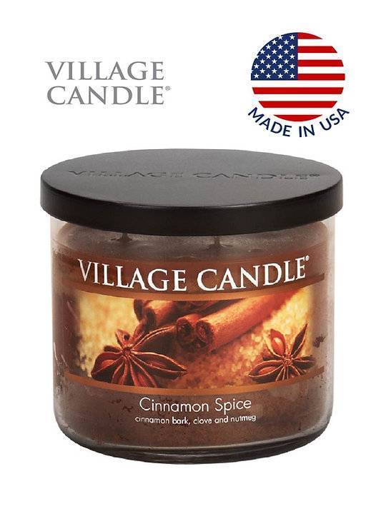 Ароматическая свеча Village Candle Spiced Cinnamon Пряная корица чаша 396 г 10041