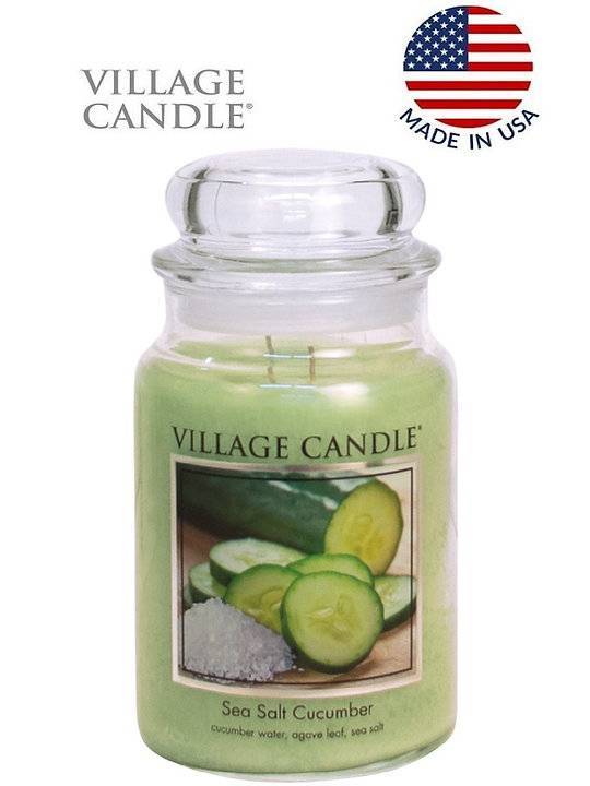 Ароматическая свеча Village Candle Cucumber & Sea Salt 602 г 10134