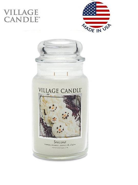 Ароматическая свеча Village Candle Coconut Milk Кокосовое молоко 602 г 10139