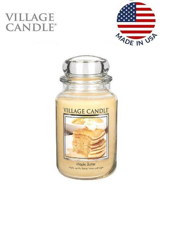 Ароматическая свеча Village Candle Maple Butter Кленовый сироп 602 г 10118