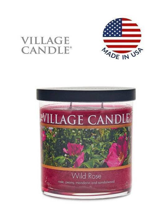 Ароматическая свеча Village Candle Wild Rose Дикая роза 213 г 10180