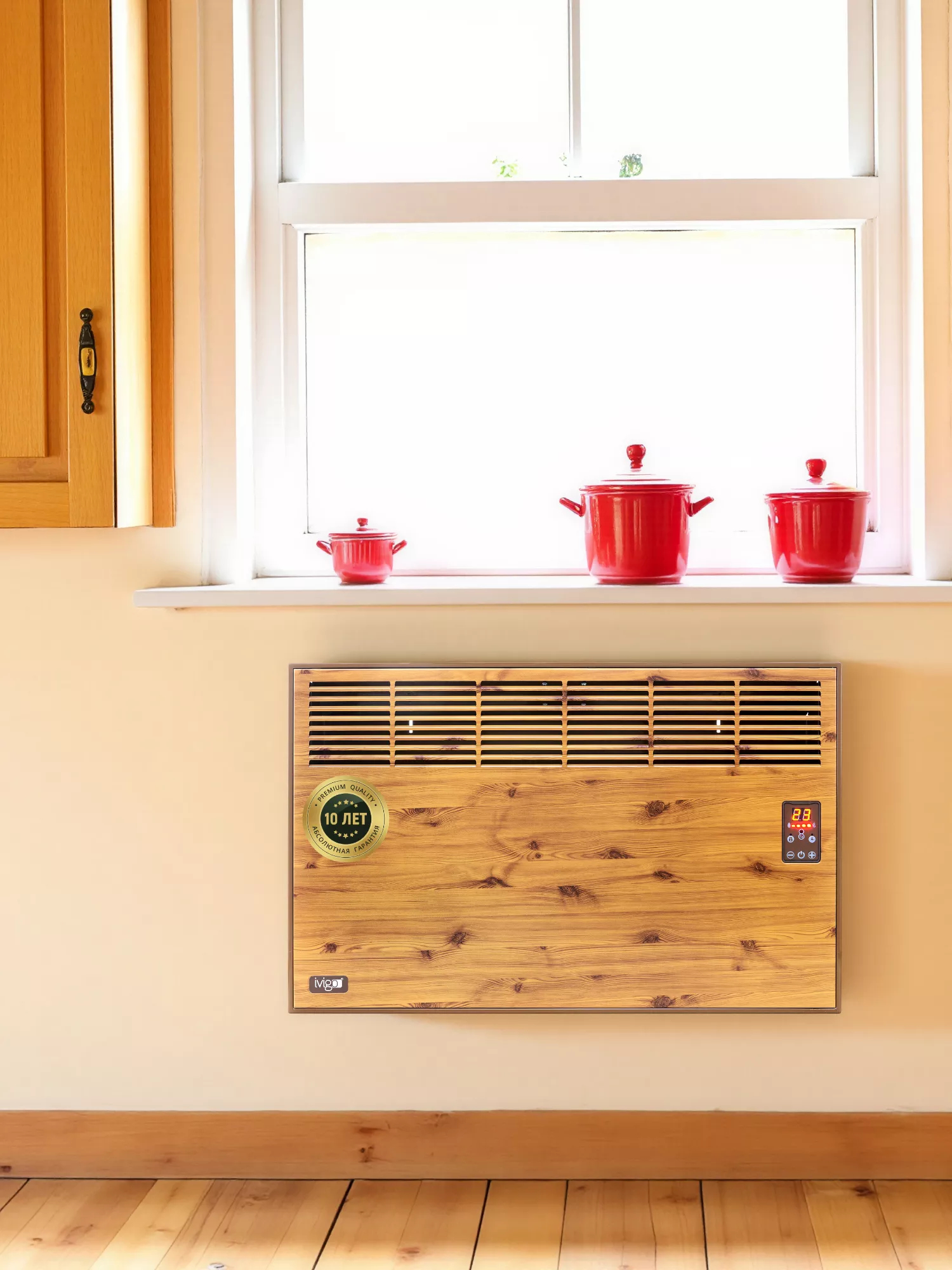 Конвектор электрический iVigo EPK 4570 E 15 1500 Вт цвет Дерево EPK4570E15