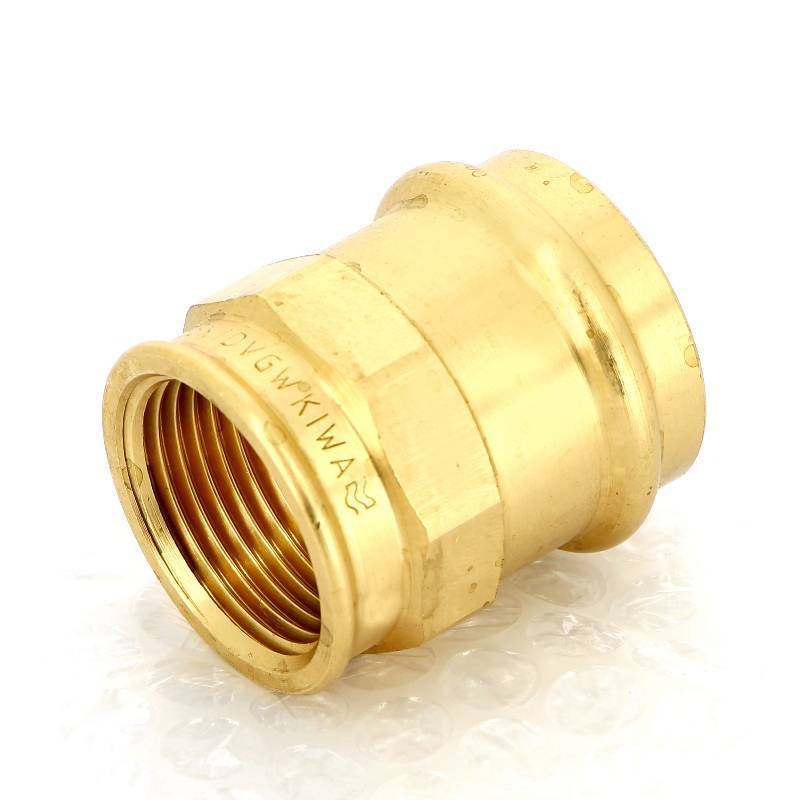 Муфта переходная IBP >B< Press 35 мм х 1 ВР бронза P4270G03508000