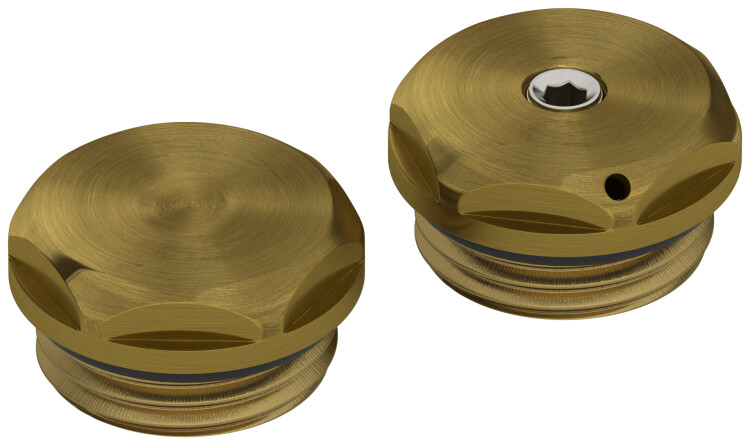 Спускной клапан-заглушка Сунержа бронза состаренная 05-1201-0000