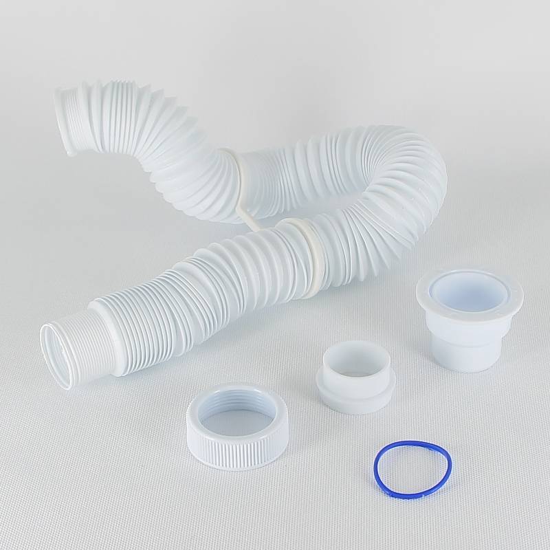 Сифон гофрированный Wirquin Элит 1 1/2 х 40/50 мм без выпуска 900 мм 30980622