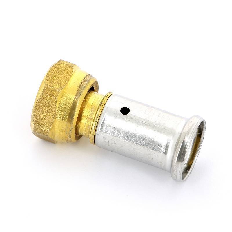 Муфта с накидной гайкой HENCO пресс 16х1/2 дюйма плоская прокладка 26P-16Z04