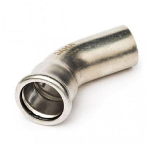 Отвод 45° Sanha NiroPress AISI 304L ВПр-НПр 28 мм 91040283