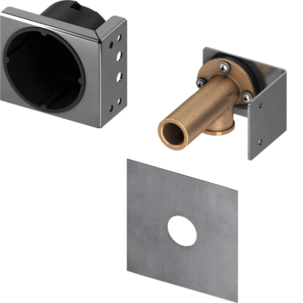 Монтажный комплект TECE TECEprofil для подключения сиденья-биде TOTO Washlet 9880037