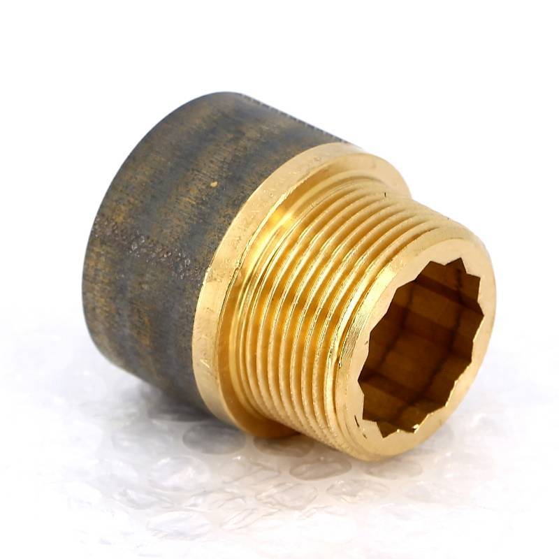 Удлинитель резьбовой НВ бронзовый Viega 1 1/4 x 30 мм 440510