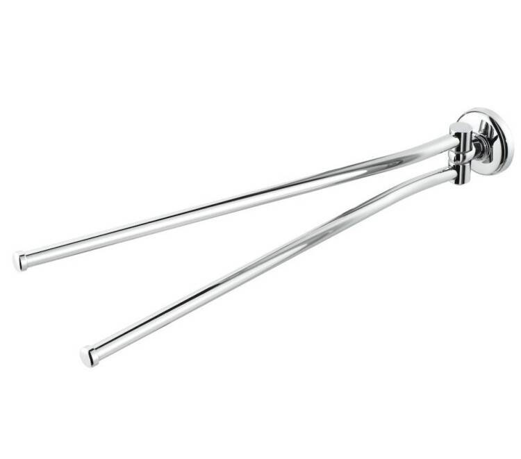 Полотенцедержатель двойной Geesa Hotel 435 мм хром 915305-02