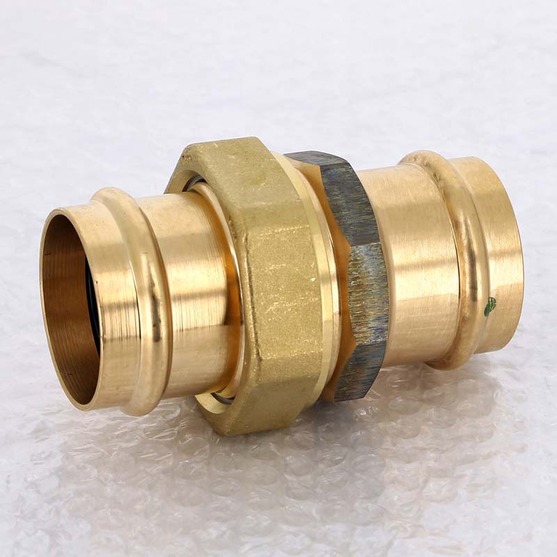 Муфта разъёмная пресс Viega Sanpress бронза 54 мм 226329