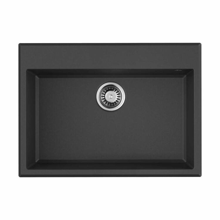 Кухонная мойка OMOIKIRI Tedori 68-P 680x500 мм черный 4993964