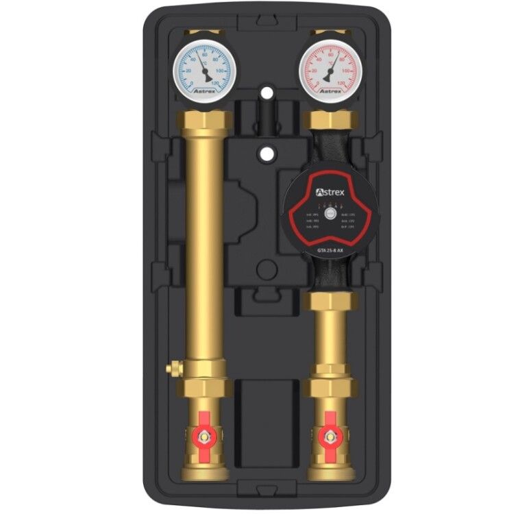 Насосная группа Astrex AstroFlow UC-L DN25 прямая с насосом GTA 25-8 A66915SH