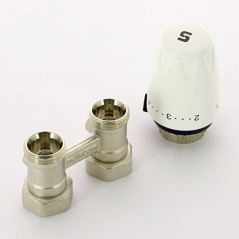 Комплект для подключения радиатора UNI-FITT прямой для Kermi и Rifar 192KIT30