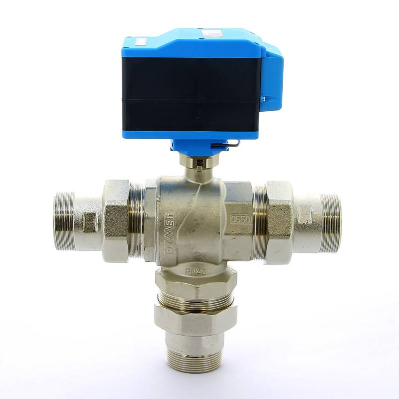 Кран шаровой трехходовой Emmeti MODULO PLUS с сервоприводом 2 НН 01425714