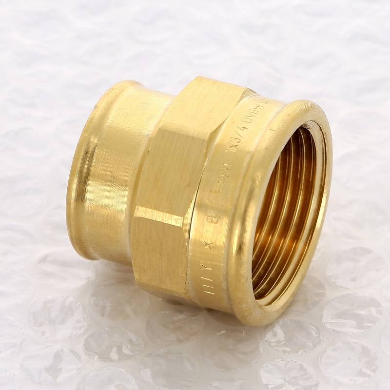 Муфта Viega Sanpress бронзовая 3/4x1 ВР-ВР 266356