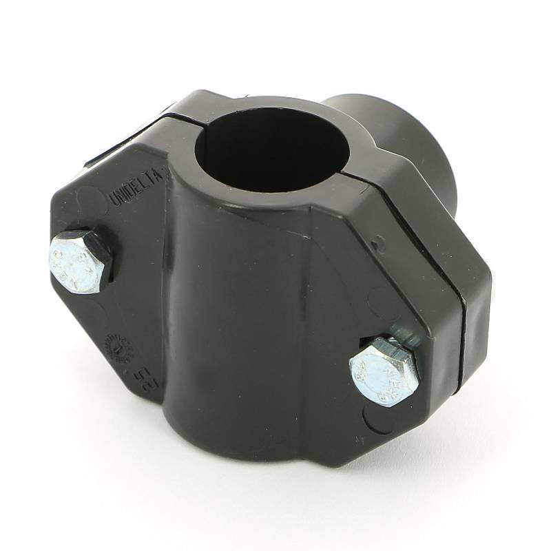 Седловая врезка Unidelta 25х1/2 2 болта для труб ПНД 1019025002