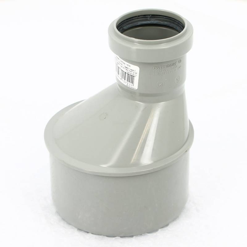 Редукция канализационная Ostendorf HT HTR 110/50 мм эксцентрическая 115720