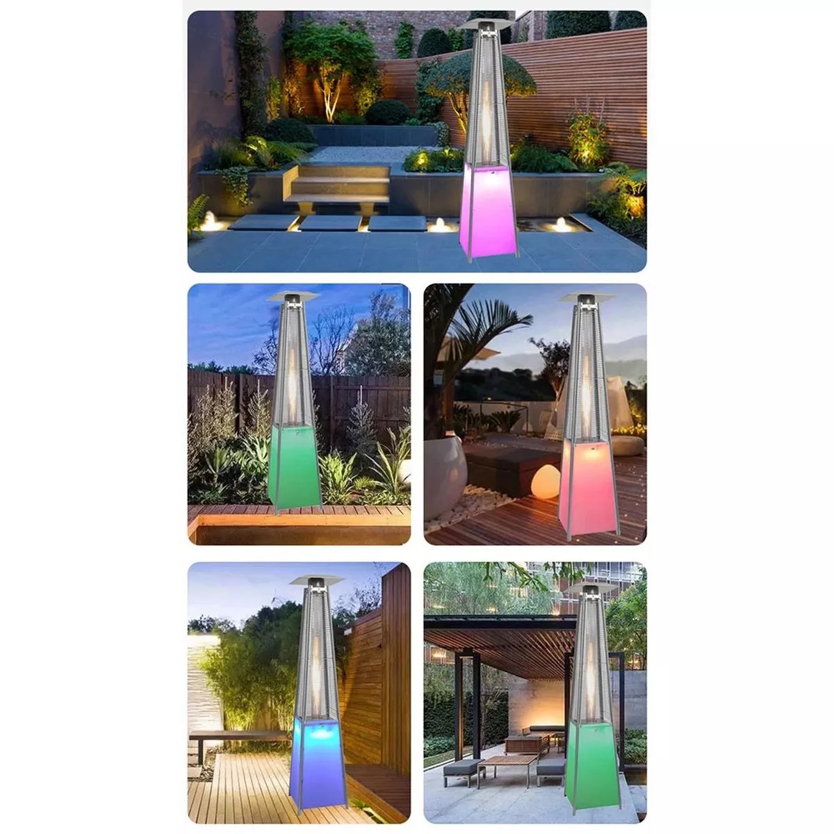 Уличный газовый инфракрасный обогреватель Neoclima 08HW-BL 08HW-BL