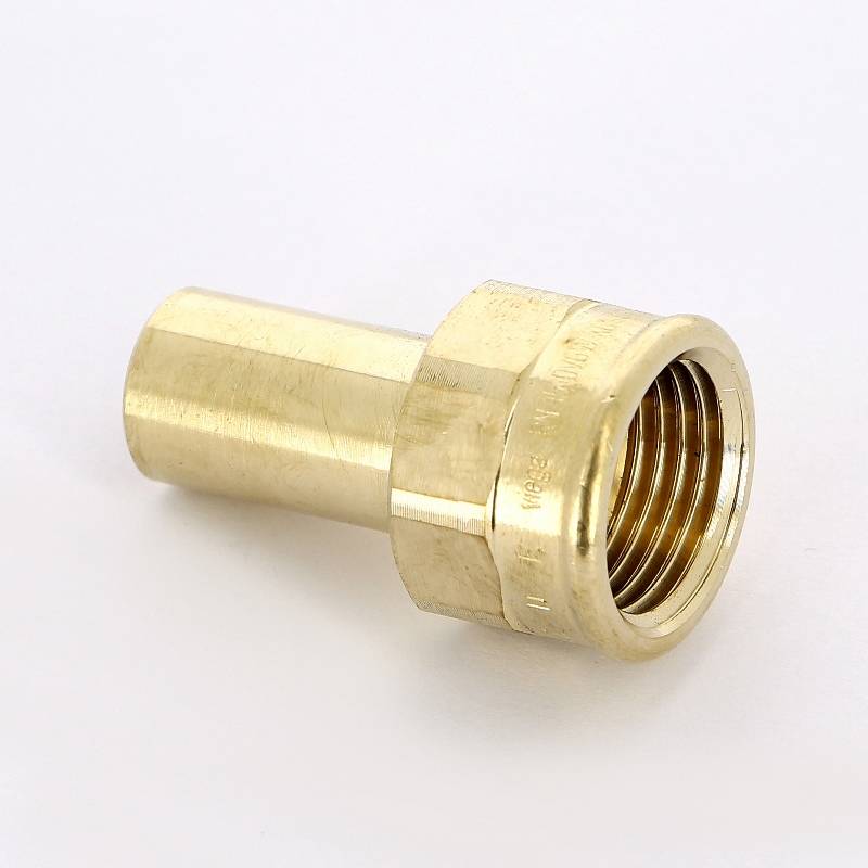 Вставка с внутренней резьбой Viega Sanpress 15x1/2 бронза 117733