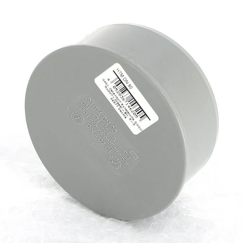 Заглушка Ostendorf HT DN 90 внутренняя серая 114620