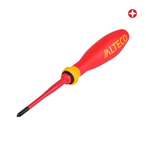 Отвертка диэлектрическая VDE Slim PZ 1x80 мм ALTECO 96891