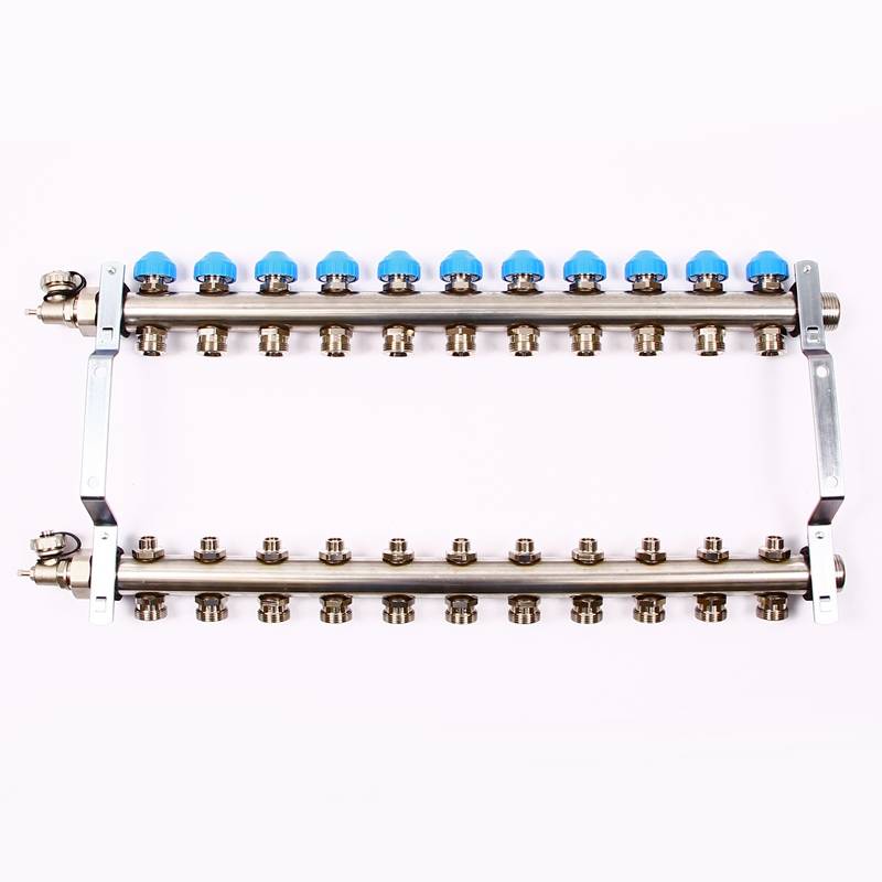 Коллекторная группа Uni-Fitt 1 x 3/4 11 выходов с балансировочными и термостатическими вентилями 456W4311