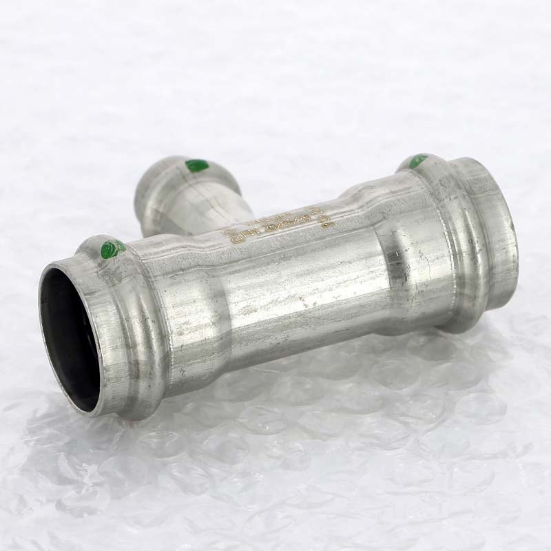 Тройник пресс Viega Sanpress Inox 28x15x28 мм нержавеющая сталь 435950