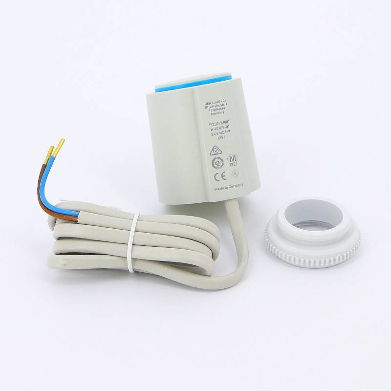 Привод термоэлектрический Rehau UNI 24 В нормально закрытый NC 320276