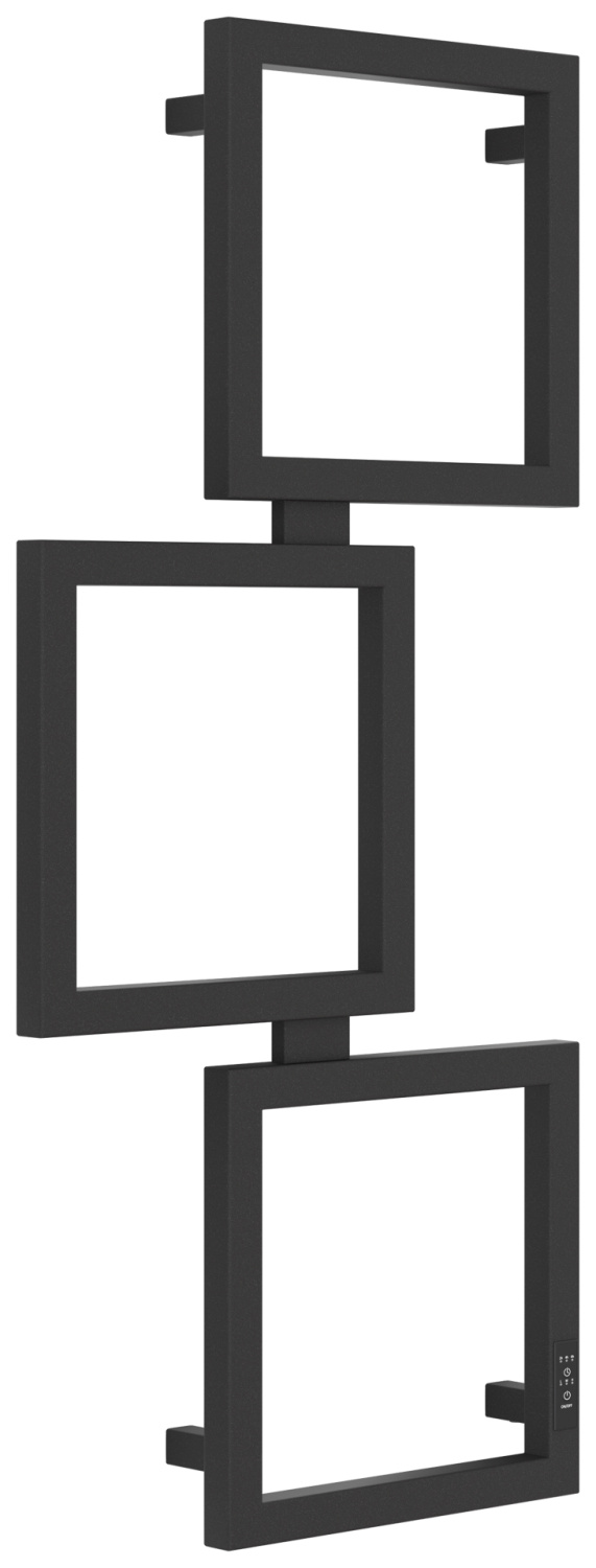 Полотенцесушитель электрический Сунержа Этюд 49х105 см правый тёмный титан муар матовый 15-0847-1050