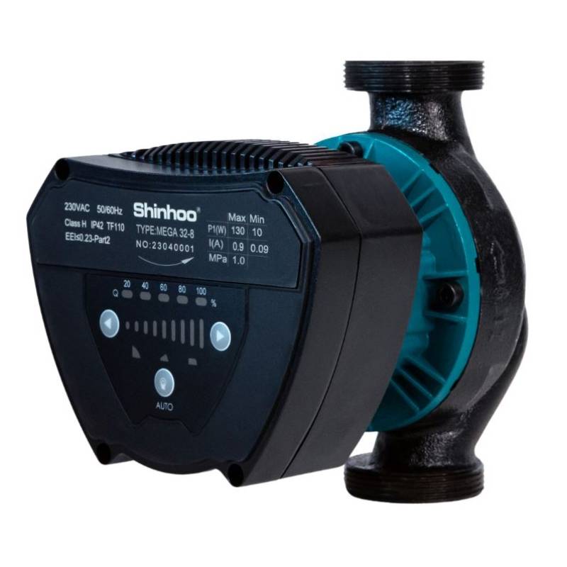 Насос циркуляционный энергоэффективный Shinhoo MEGA 40-6F фланцевый 220 В 71121005