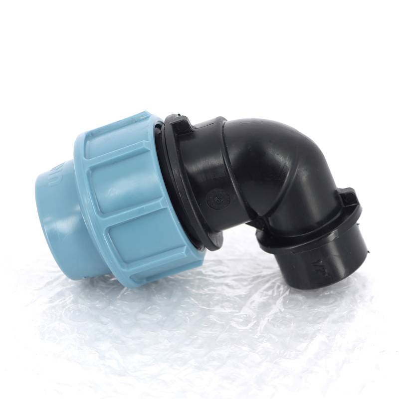 Угольник обжимной Unidelta Deltone 25х1/2 внутренняя резьба для ПНД труб 1009025002