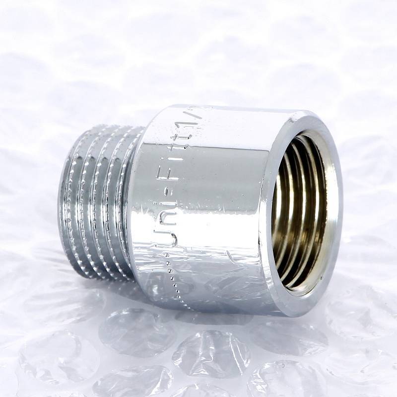 Удлинитель НВ хромированный Uni-Fitt 1/2 x 20 мм 657C2020