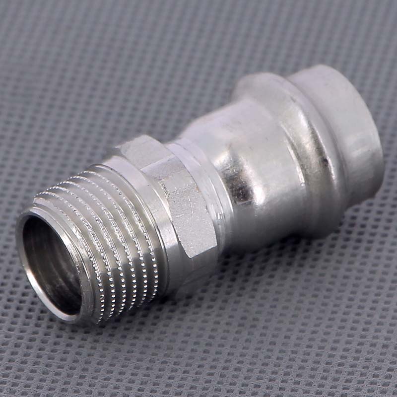 Муфта переходная пресс-Н Viega Sanpress Inox нержавеющая сталь 18x1/2 436469