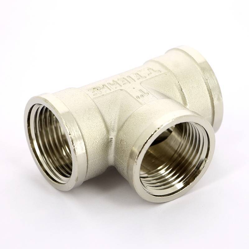 Тройник никелированный Tiemme 1 ВР-ВР-ВР 1500083