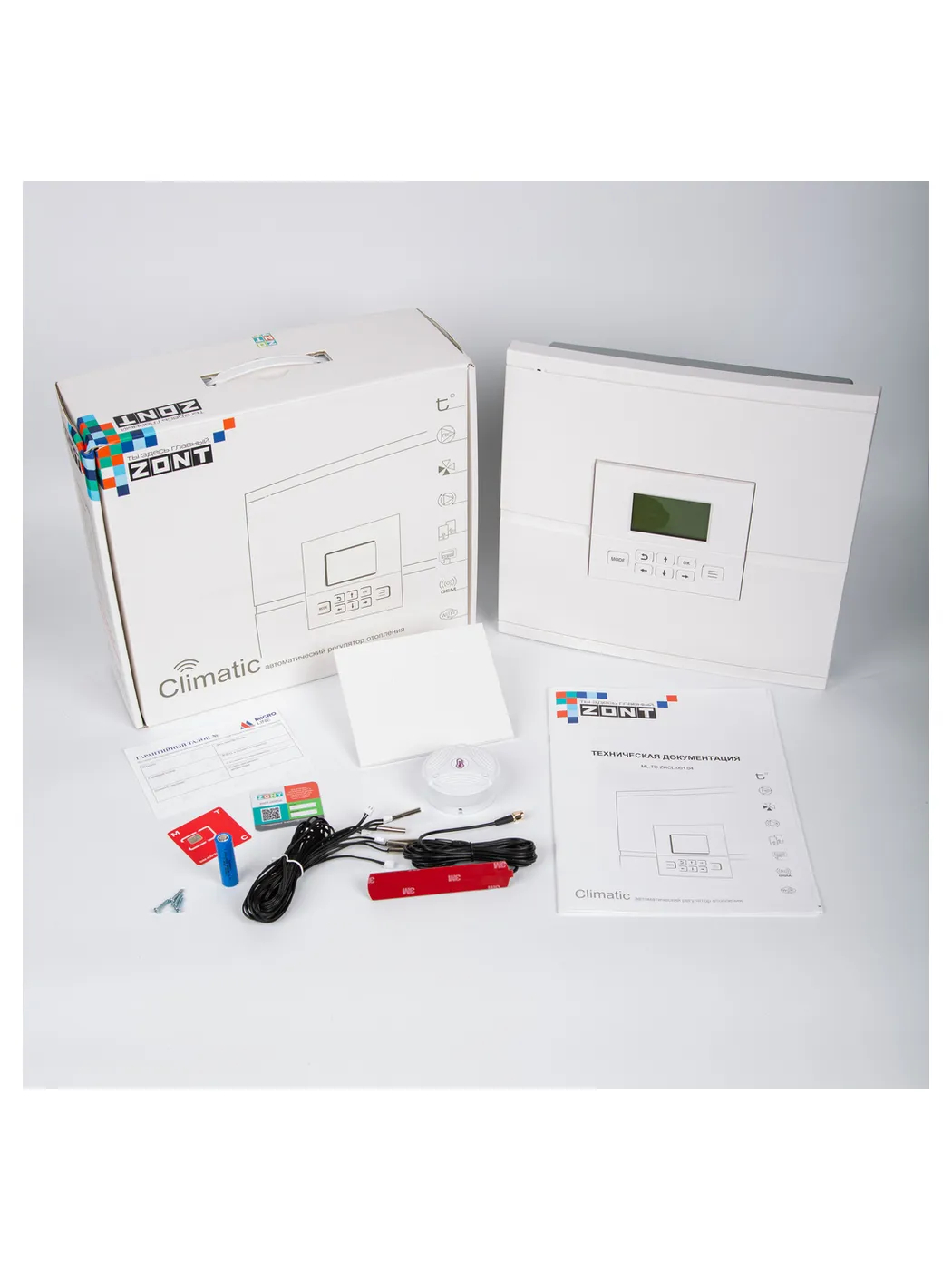 Регулятор отопления ZONT Climatic 1.3 погодозависимый GSM 4G Wi-Fi ML00004486