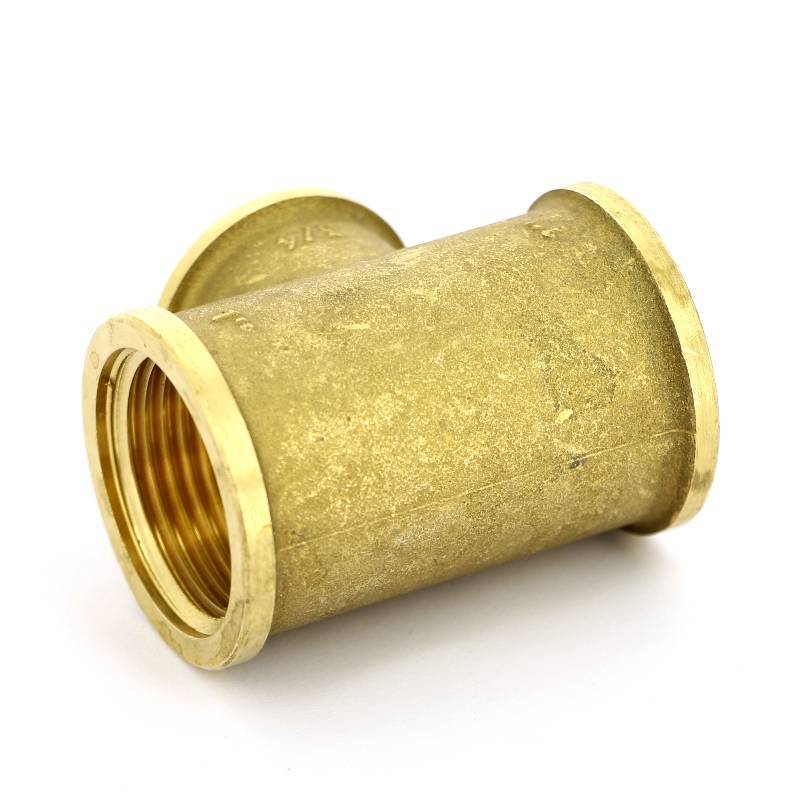 Тройник латунный Tiemme 1x3/4x1 ВР 1500087