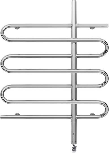 Полотенцесушитель электрический Сунержа Эпатаж 600x800 мм правый без покрытия 00-0551-8060