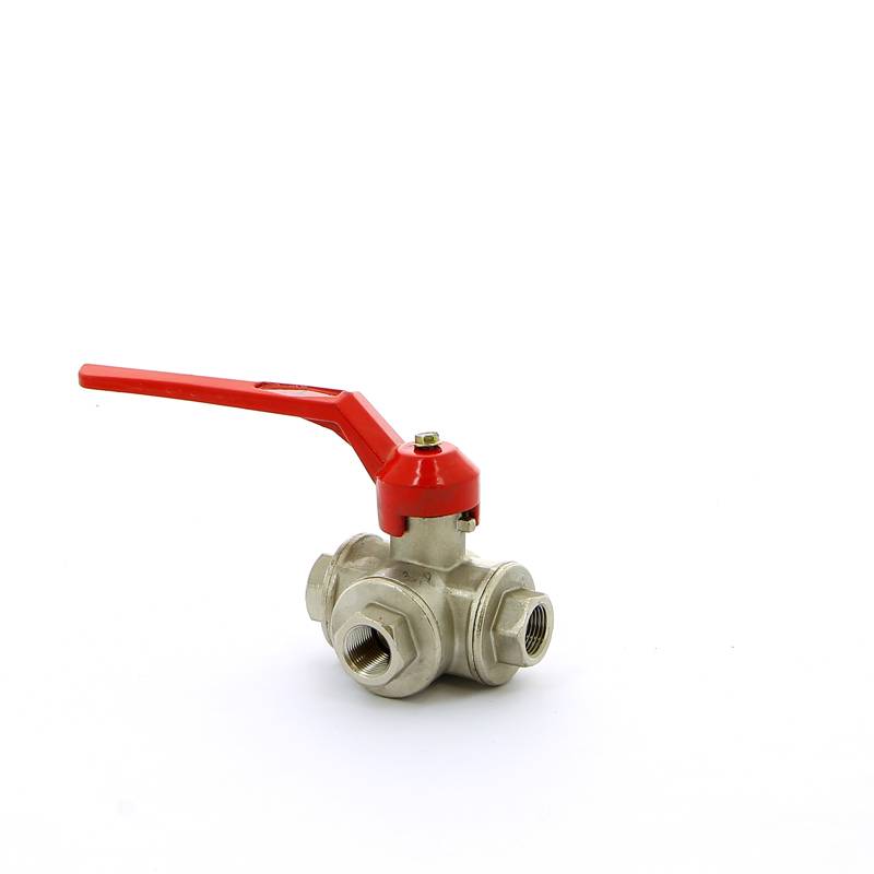 Кран шаровой трехходовой ITAP 128 T-порт рычаг 3/8 ВВ 1280038T