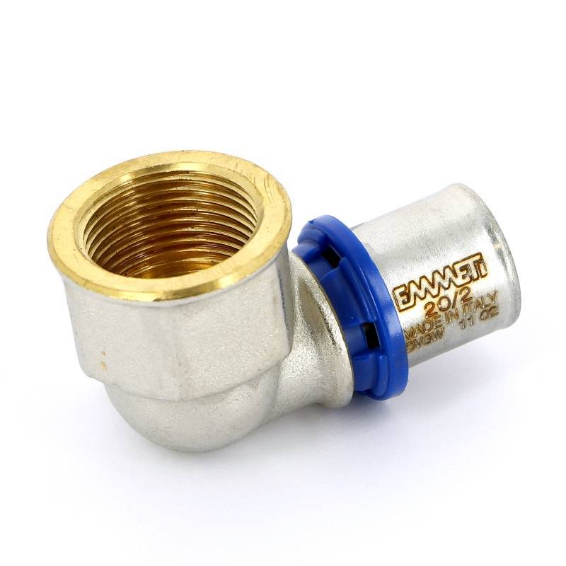 Угольник пресс с внутренней резьбой Emmeti 20x3/4 28101335