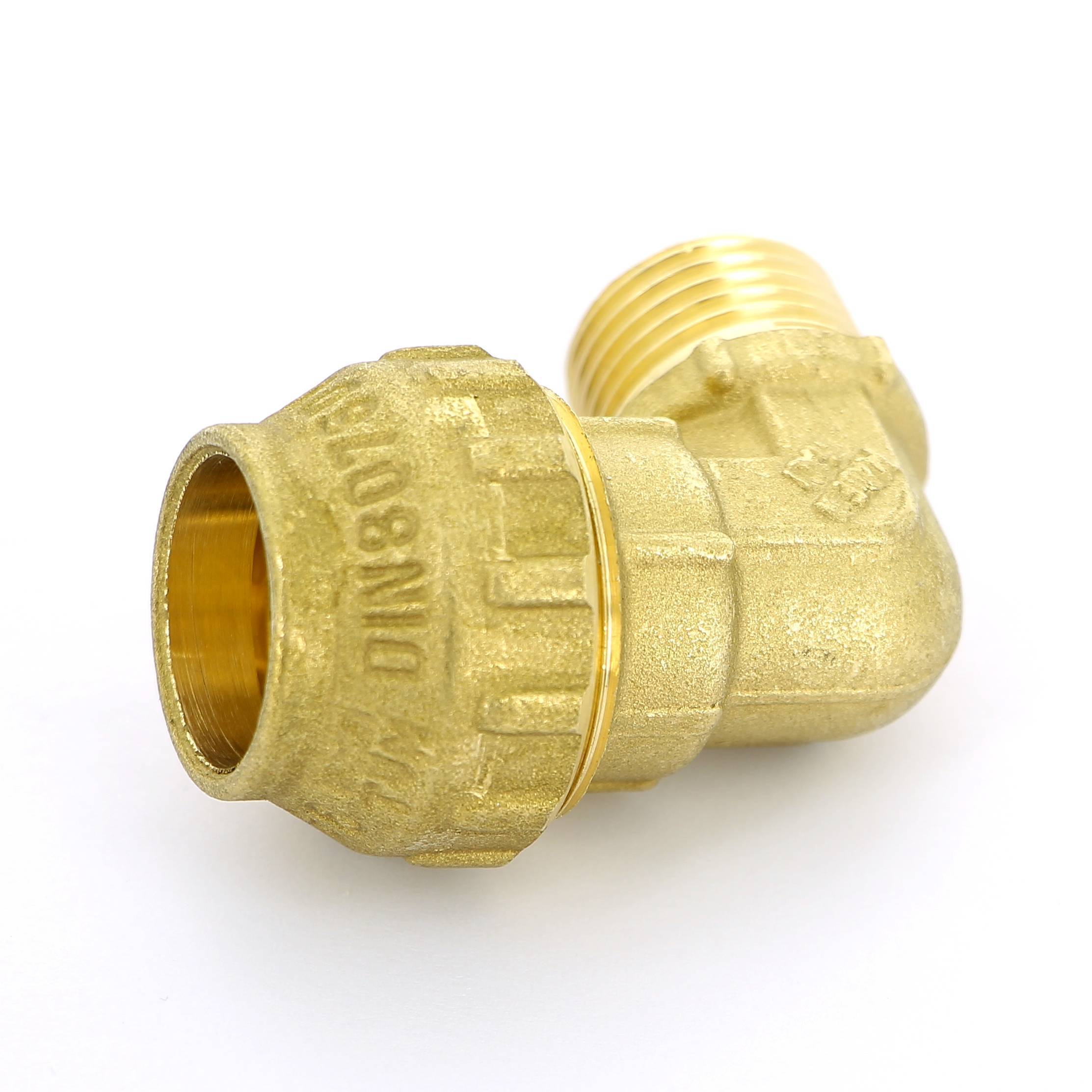 Угольник обжимной Tiemme 3464CR 20х1/2 НР 3400047