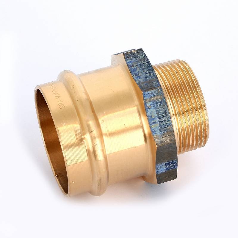 Муфта переходная пресс-Н Viega Sanpress бронза 54x1 1/2 314668