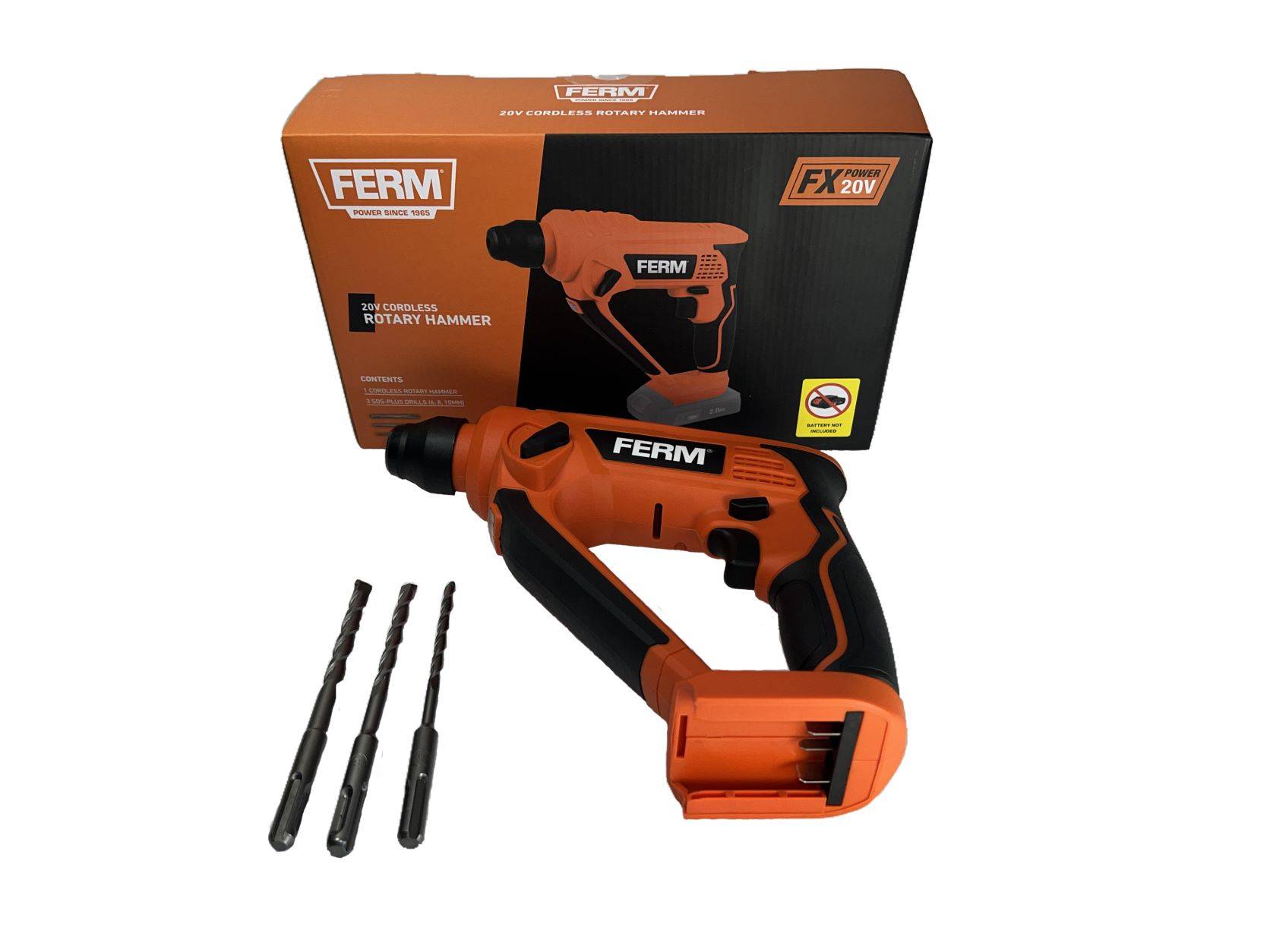 Перфоратор аккумуляторный Ferm HDM1052 20 В HDM1052