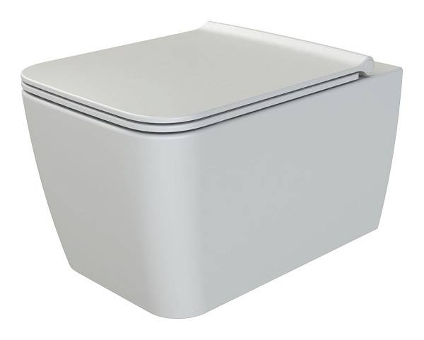 Унитаз подвесной Boheme Zen с функцией биде 51.8х37х36.9 см белый матовый 967-2-WM