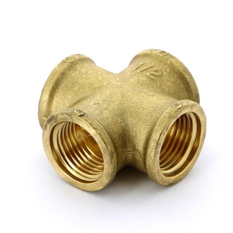 Крестовина латунная Uni-Fitt 1/2 ВР 619G2222