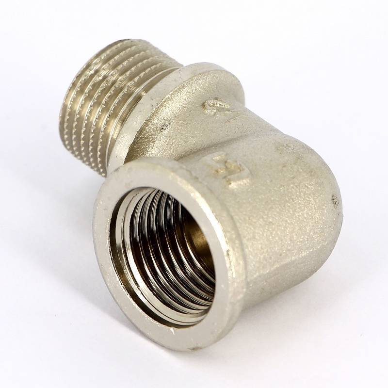 Угол 90° НВ Uni-Fitt 1/2 никелированный с упором 612N2200