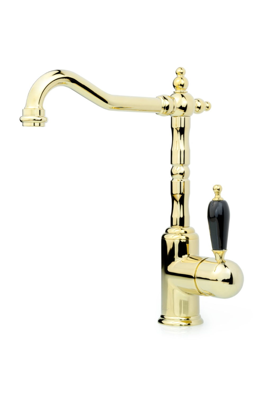 Смеситель для кухни Boheme Kitchen излив 22 см золото 102-BLC